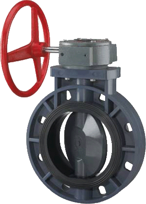 ALL-PLASTIC LUG STYLE BUTTERFLY VALVE