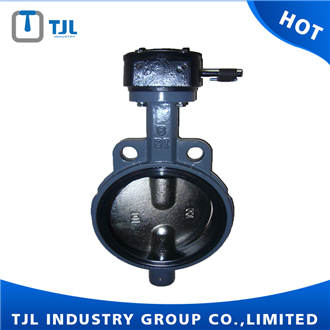 Worm Gear Wafer Type Standard Butterfly Valve