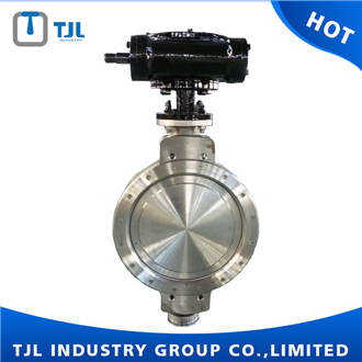 Stainless steel Wafer Triple Eccentric Butterfly Valve ANSI