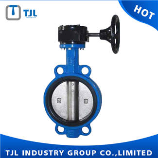 DI Disc Resilient Seat Butterfly Valve With Worm Gear