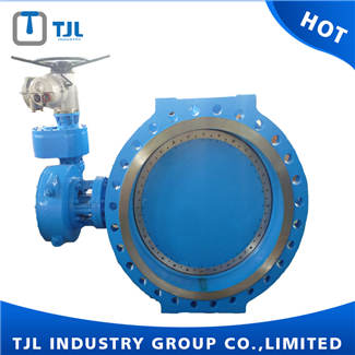 DN1200 Electric Flange Triple Eccentric Butterfly Valve DIN3202