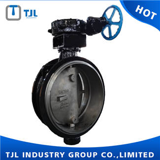 DN700 Worm Gear Welding Triple Eccentric Butterfly Valve Gear