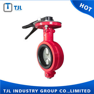 DN100 API609 Industry Butterfly Valve With Hand Lever