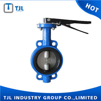 Resilient Seat cast iron Wafer 4 Inch Butterfly Valve