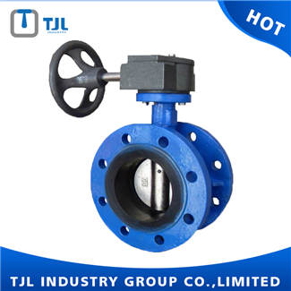 Flange Type Victaulic Butterfly Valves ANSI Standard With Worm Gear