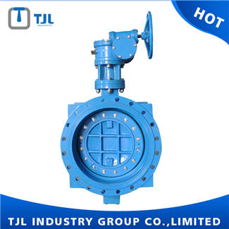 Double Eccetric Butterfly Valve Disc Design With Worm Gear