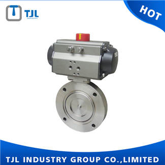 Pneumatic Triple Eccentric High Quality Butterfly Valve