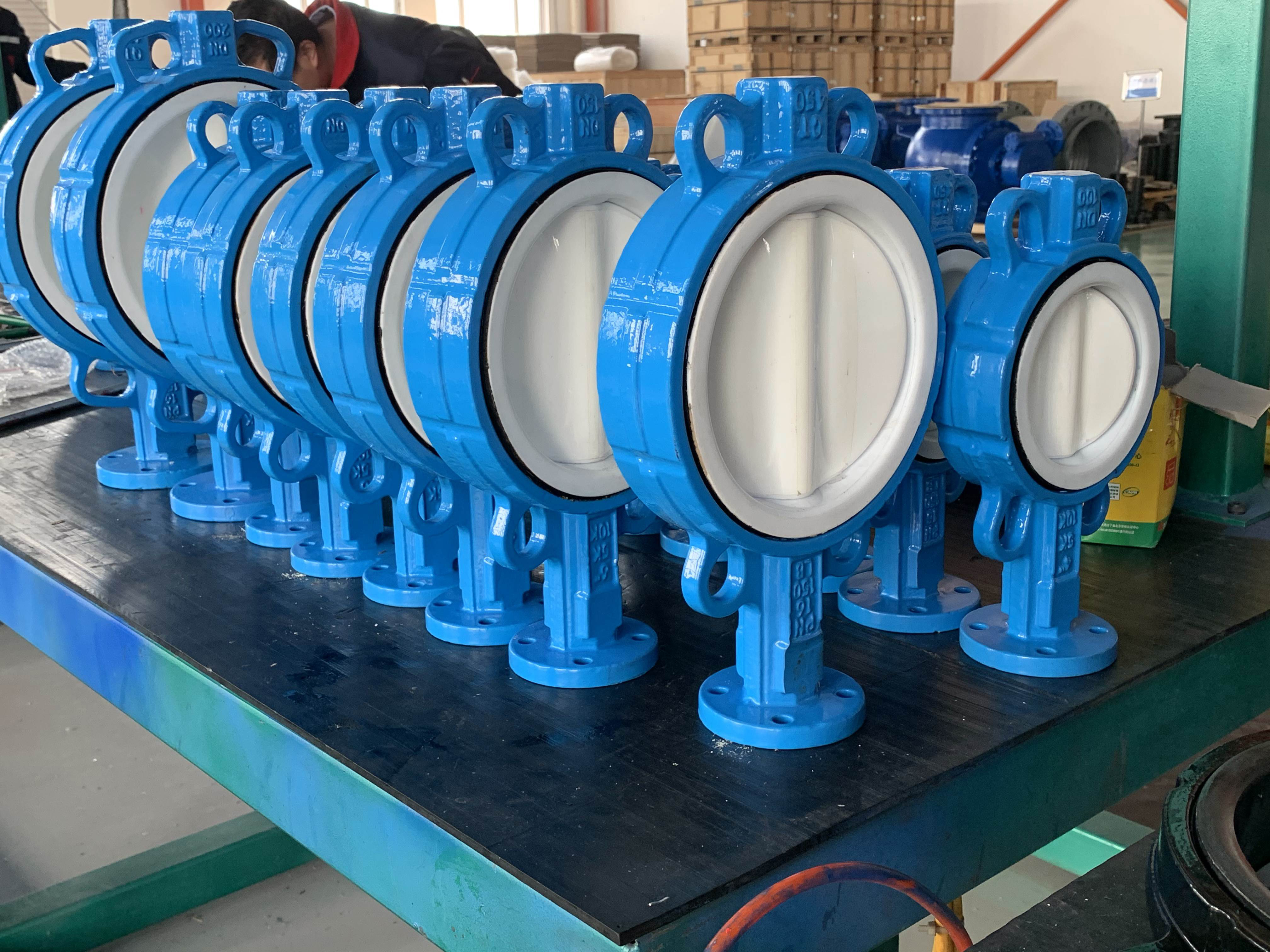 Soft seal wafer type center line butterfly valve to Malaysia